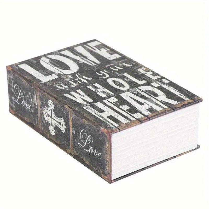 Hideaway Book Safe Reliable Password Lock Secret Collection Money Jewelry