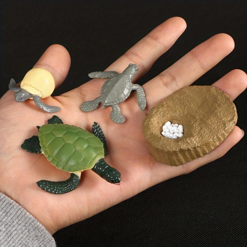Hand Painted Animal & Insect Life Cycle Model Set