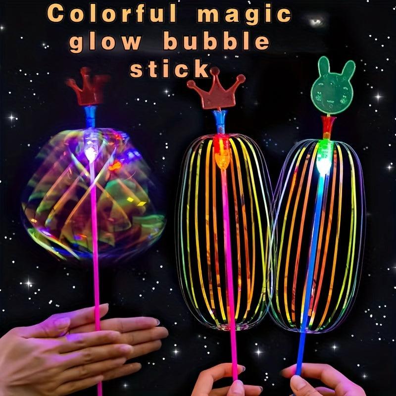 Magic Bubble Sticks Variety Twister Ribbon Bubble Flower Flash Glow Sticks