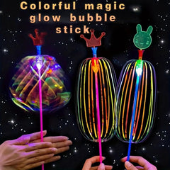 Magic Bubble Sticks Variety Twister Ribbon Bubble Flower Flash Glow Sticks