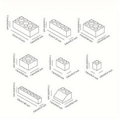 1000pcs Building Blocks Set Educational Fun DIY Assembly Toys