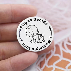 Double Sided Parenting Decision Coins for Newborns
