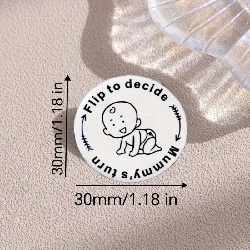 Double Sided Parenting Decision Coins for Newborns
