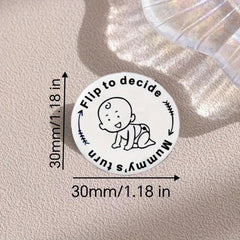 Double Sided Parenting Decision Coins for Newborns