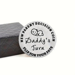 Double Sided Parenting Decision Coins for Newborns