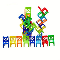 Mini Chair Balance Blocks Toys for Family Game