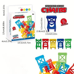 Mini Chair Balance Blocks Toys for Family Game
