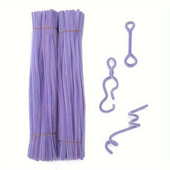 100pcs Random Macaron Twist Stick DIY Material Pack