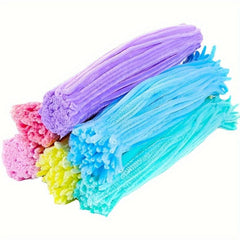 100pcs Random Macaron Twist Stick DIY Material Pack