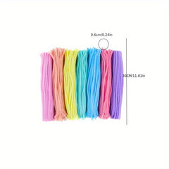 100pcs Random Macaron Twist Stick DIY Material Pack