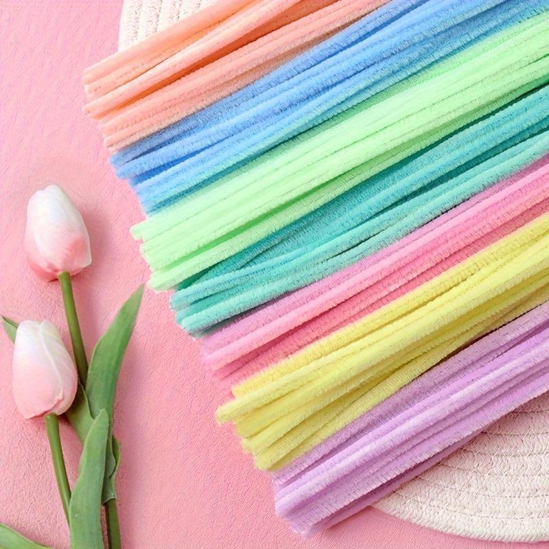 100pcs Random Macaron Twist Stick DIY Material Pack