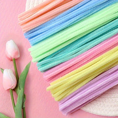 100pcs Random Macaron Twist Stick DIY Material Pack