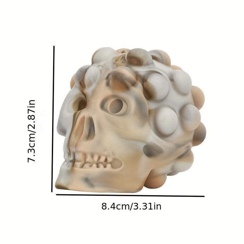 Skull Mouse Trap Pop up Bubble Decompression Ball