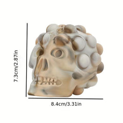Skull Mouse Trap Pop up Bubble Decompression Ball