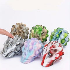 Skull Mouse Trap Pop up Bubble Decompression Ball