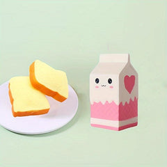 4pcs Squishy Food Stress Relief Squeeze Toys