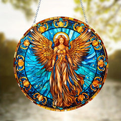 Acrylic Christmas Angel Sun Catcher Decoration