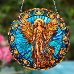 Acrylic Christmas Angel Sun Catcher Decoration