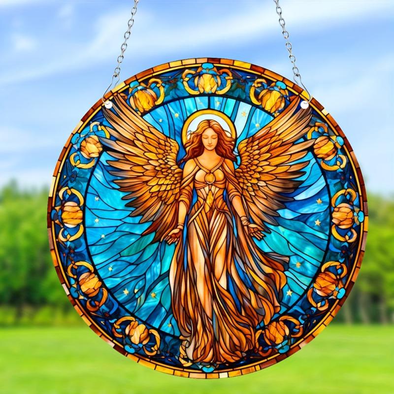 Acrylic Christmas Angel Sun Catcher Decoration