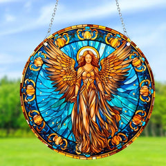 Acrylic Christmas Angel Sun Catcher Decoration