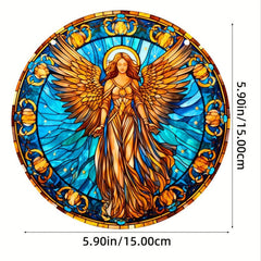 Acrylic Christmas Angel Sun Catcher Decoration