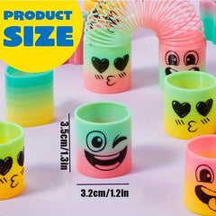 5pcs Spring Rainbow Party Mini Coil Spring Toys Bulk Carnival Prize