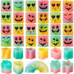 5pcs Spring Rainbow Party Mini Coil Spring Toys Bulk Carnival Prize