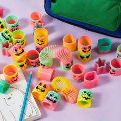 5pcs Spring Rainbow Party Mini Coil Spring Toys Bulk Carnival Prize