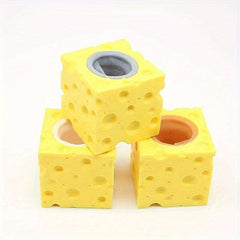 Cheese Mouse Cup Pinch Squeeze Squirrel Cup Toy