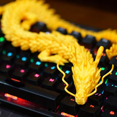 3D Printing God Dragon Toy: Joint Movable Chinese Dragon Ornament