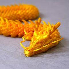3D Printing God Dragon Toy: Joint Movable Chinese Dragon Ornament