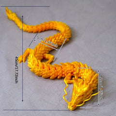 3D Printing God Dragon Toy: Joint Movable Chinese Dragon Ornament