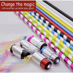 3pcs Mini Magic Canes Changing Magic Wand Magician Toy Accessories
