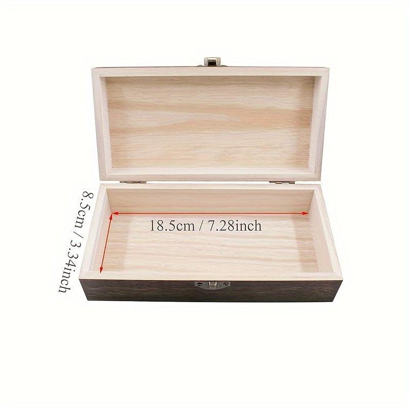 Vintage Wooden Storage Box for Jewelry - Birthday Gift