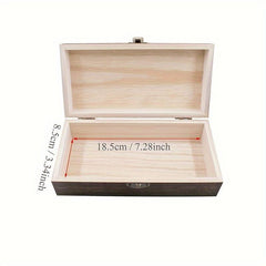 Vintage Wooden Storage Box for Jewelry - Birthday Gift