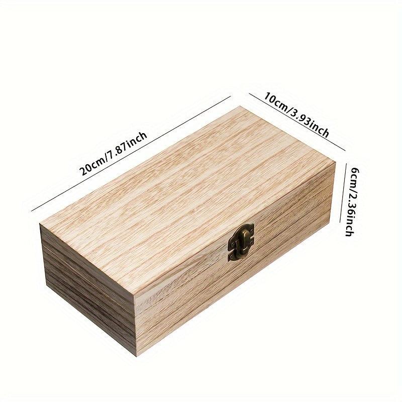 Vintage Wooden Storage Box for Jewelry - Birthday Gift