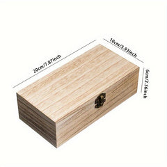 Vintage Wooden Storage Box for Jewelry - Birthday Gift