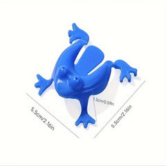 3pcs Press Frog Toys Animal Frog Jump Game Candy Bag Filler Mixed