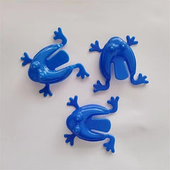 3pcs Press Frog Toys Animal Frog Jump Game Candy Bag Filler Mixed