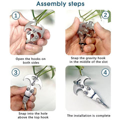 Stainless Steel Gravity Grappling Hook Tool