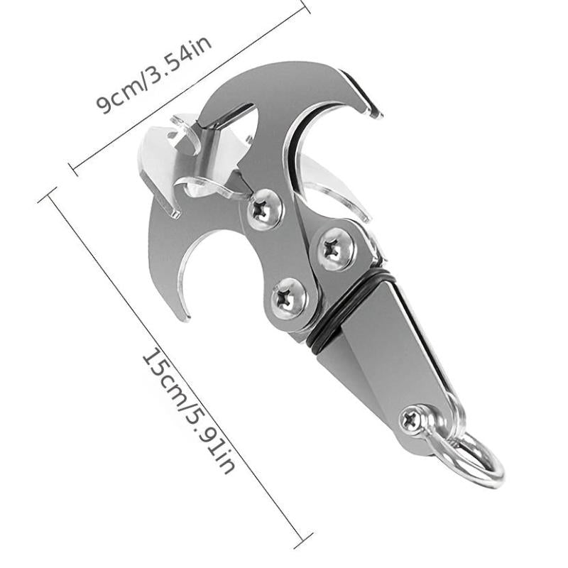 Stainless Steel Gravity Grappling Hook Tool