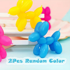 Colorful Balloon Dog Stretching Fidget Toy