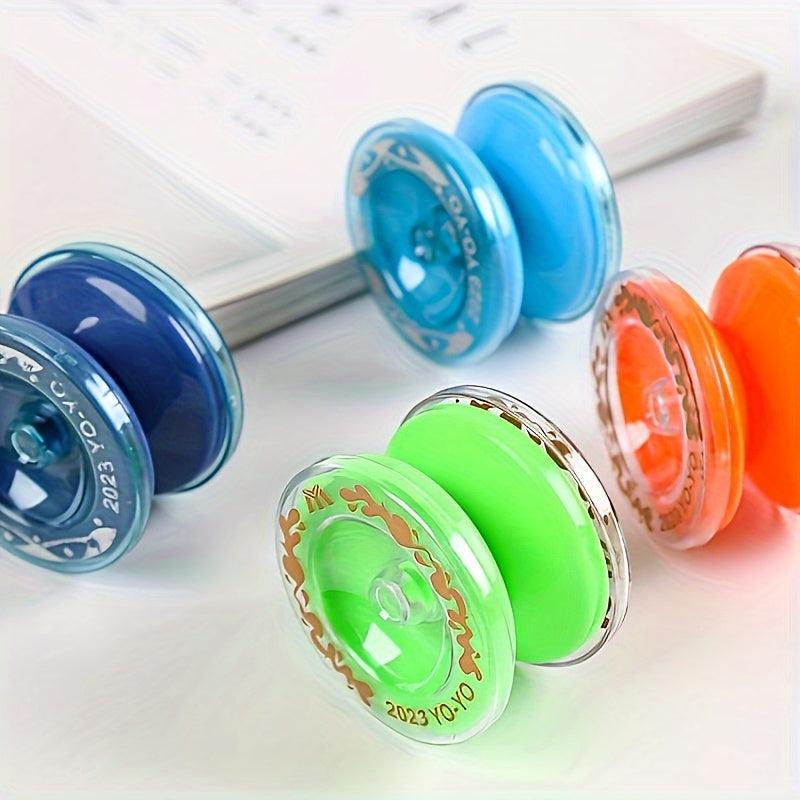 1pc Cartoon Yo yo School Toy Christmas Gift Colors