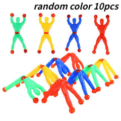 Sticky Wall Climbing Men Toys Plastic Climbing Flip Man Novelty Toy