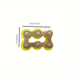Bike Chain Roller Fidget Toy Stress Reducer for Anxiety