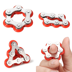 Bike Chain Roller Fidget Toy Stress Reducer for Anxiety
