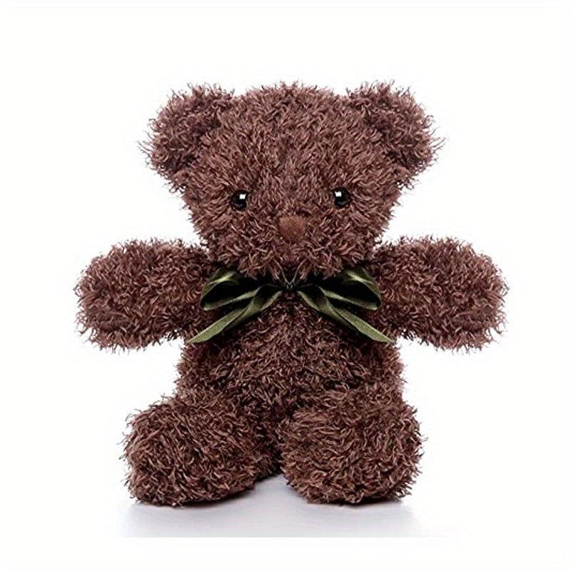 Tricolor Bear Doll Plush Doll Bow Tie Teddy Bear Plush Toy Birthday Gift