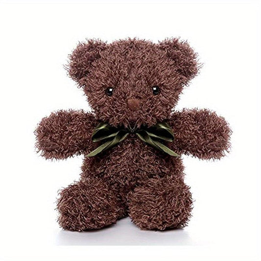 Tricolor Bear Doll Plush Doll Bow Tie Teddy Bear Plush Toy Birthday Gift