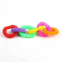 6pcs Colorful Mini Telescopic Tube for Children's Vent Decompression