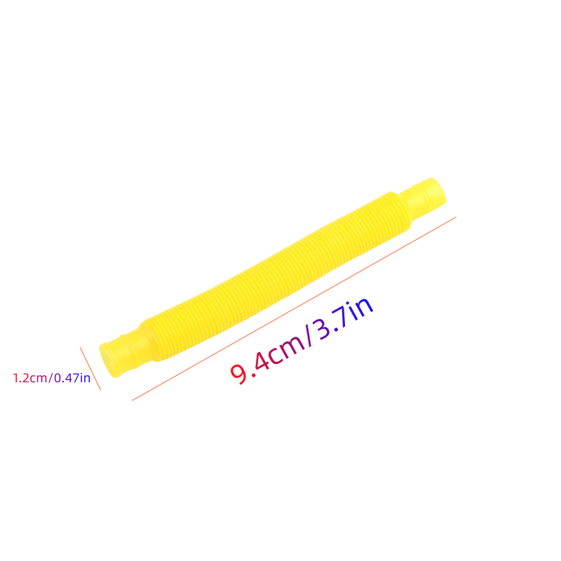 6pcs Colorful Mini Telescopic Tube for Children's Vent Decompression